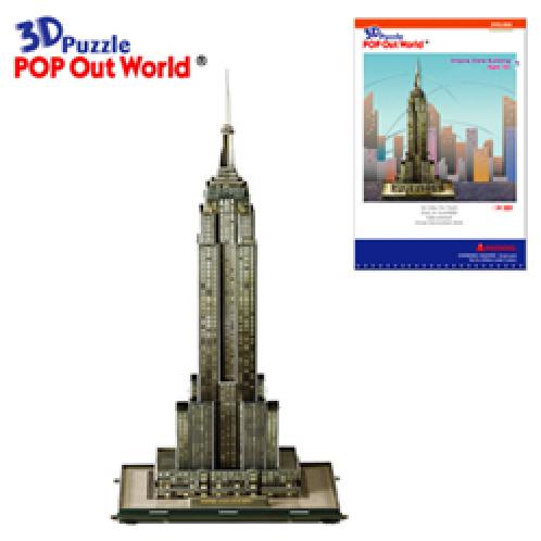 3D Puzzle POP out world [Empire State Building] 