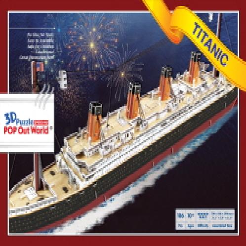 3D Puzzle POP out world [TITANIC]