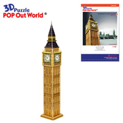 3D Puzzle POP out world [Big Ben]