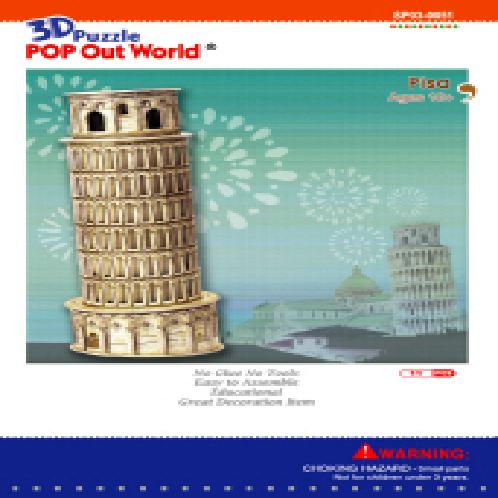 3D Puzzle POP out world [Pisa]